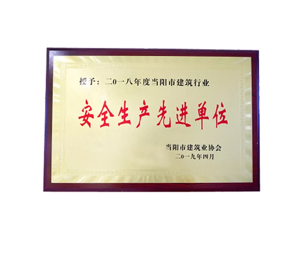先進(jìn)施工企業(yè)